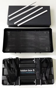 Die Einzelteile der Foldon Box